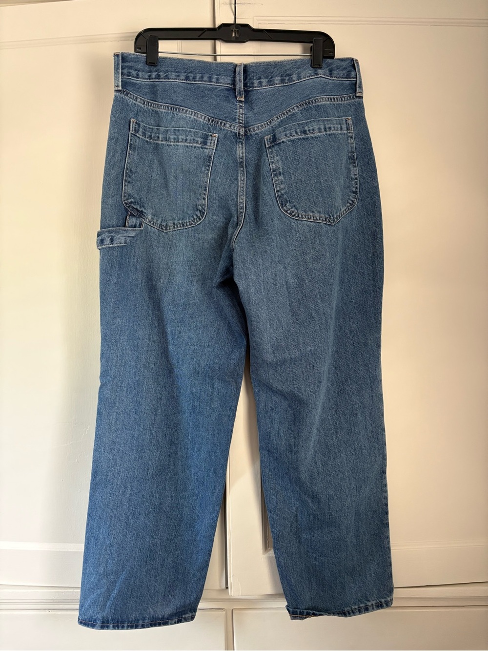 Old Navy Utility Carpenter High Rise Rigid OG Loose Jeans - Picture 2 of 3